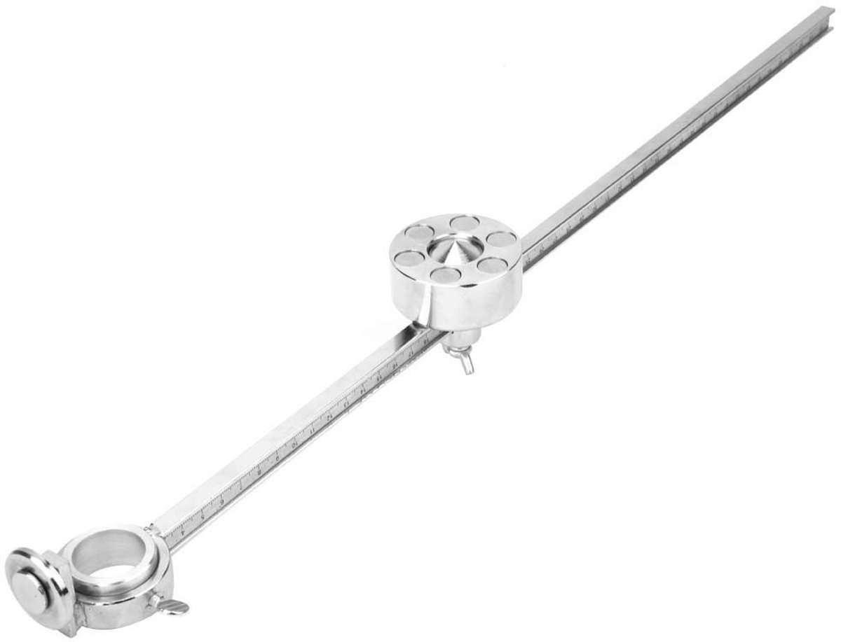 Dailygoody - Plasma Snijgereedschap - Cirkelsnijder - Roestvrij staal - Snijdraad 50 cm - Voor precisiewerk - Max. snijdiameter 100 cm