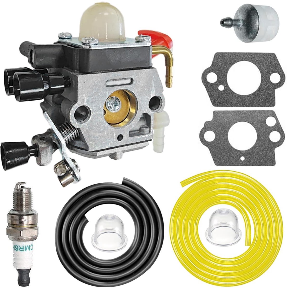 Dailygoody - Carburateur kit voor heggenschaar - Vervangingsonderdelen - Inclusief afdichtingen en filters - Voor Stihl HS81 HS86 - Hoogwaardige kwali