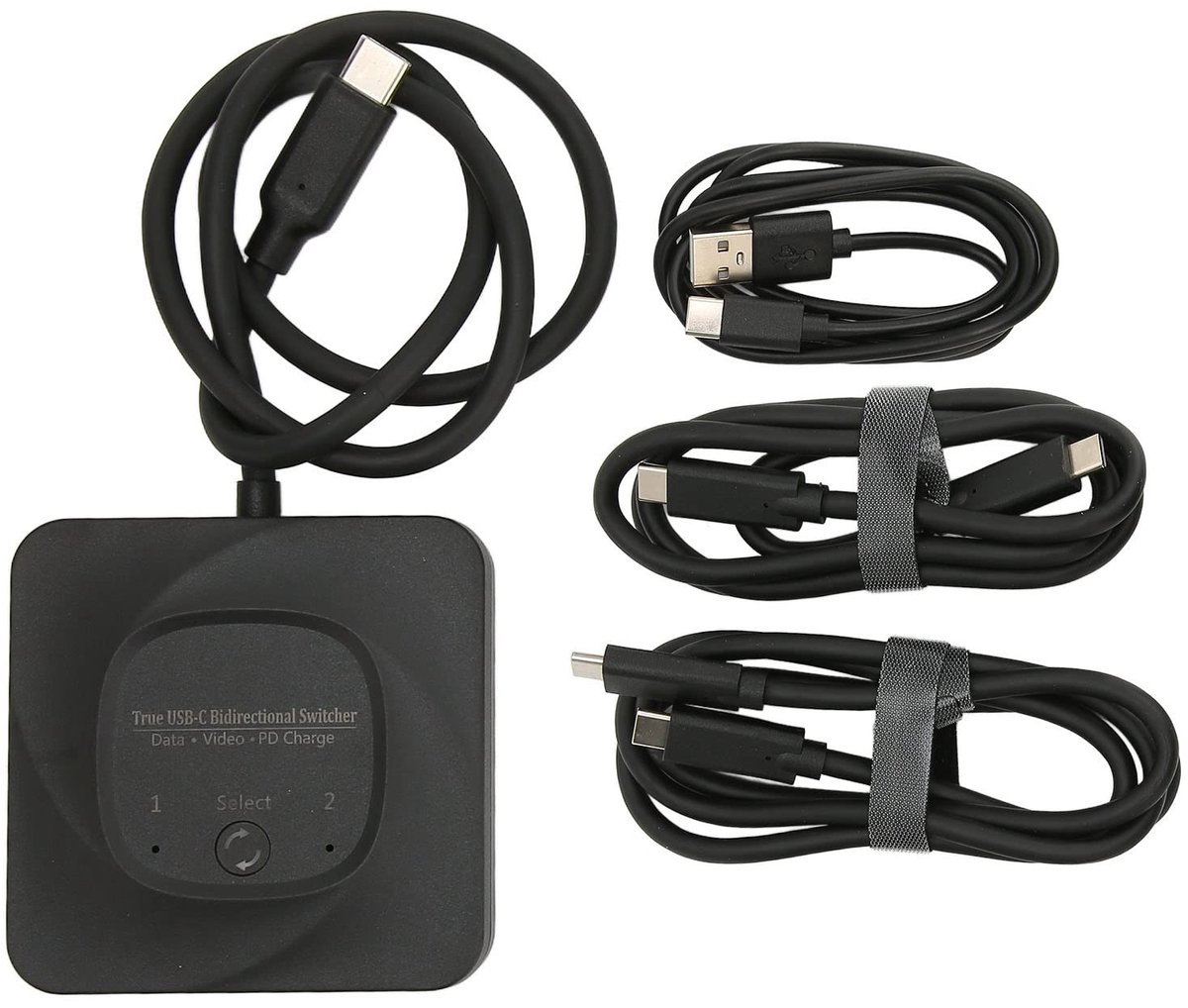 Dailygoody - USB-C Switch Splitter 2-in-1 met 8K 60Hz HD & PD 100W Opladen