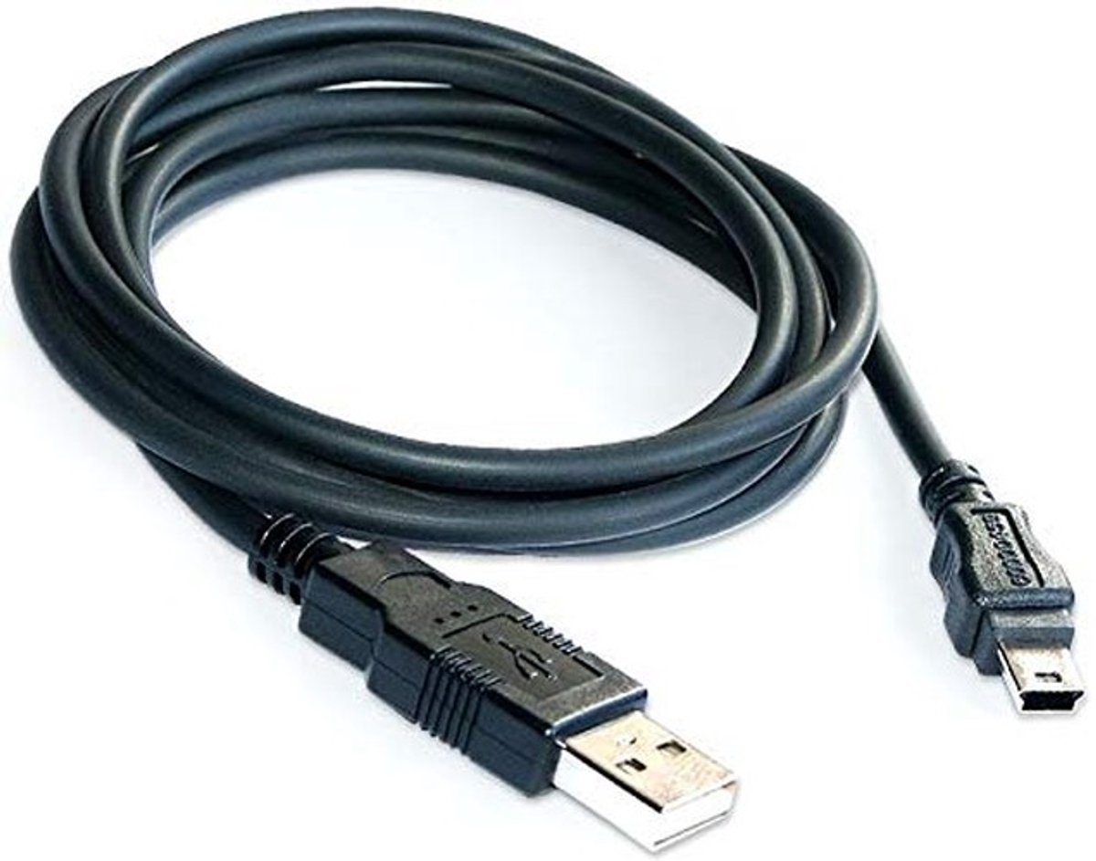 Dailygoody - Premium USB Kabel voor Canon EOS 4000D - 2m Mini USB naar USB A