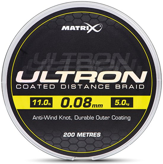 Matrix - Ultron Coated Distance Braid 200m - Matrix van Matrix — afbeelding 2