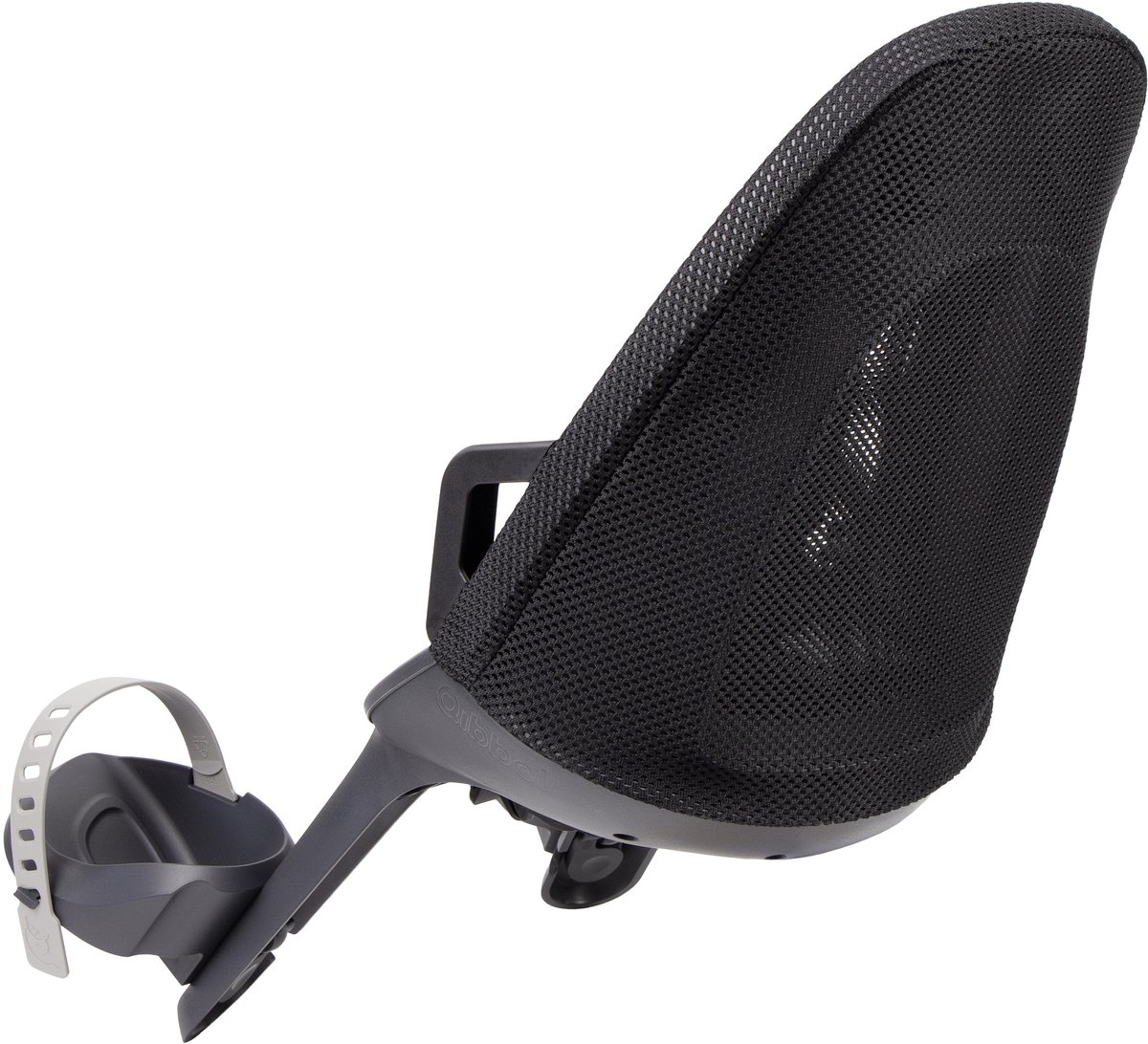 Qibbel Air Fietsstoeltje Voor - Granite Grey - Stuurpenbevestiging - Voorzitje - Fietszitje - Stuur thumbnail 5