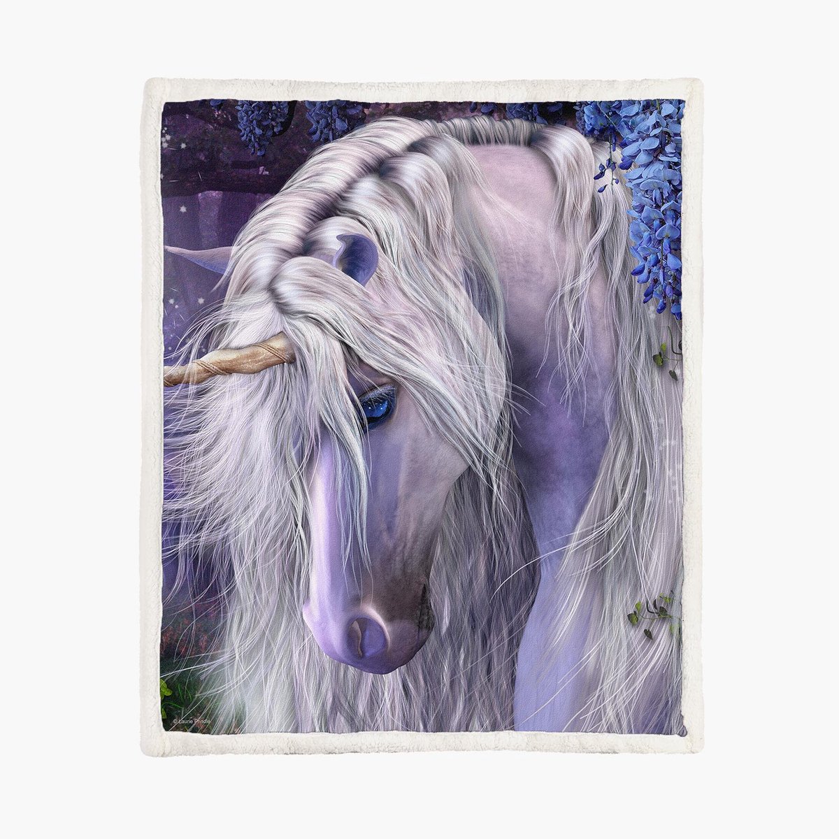 Eenhoorn Fleece Deken 130*150cm Moonlight Serenade