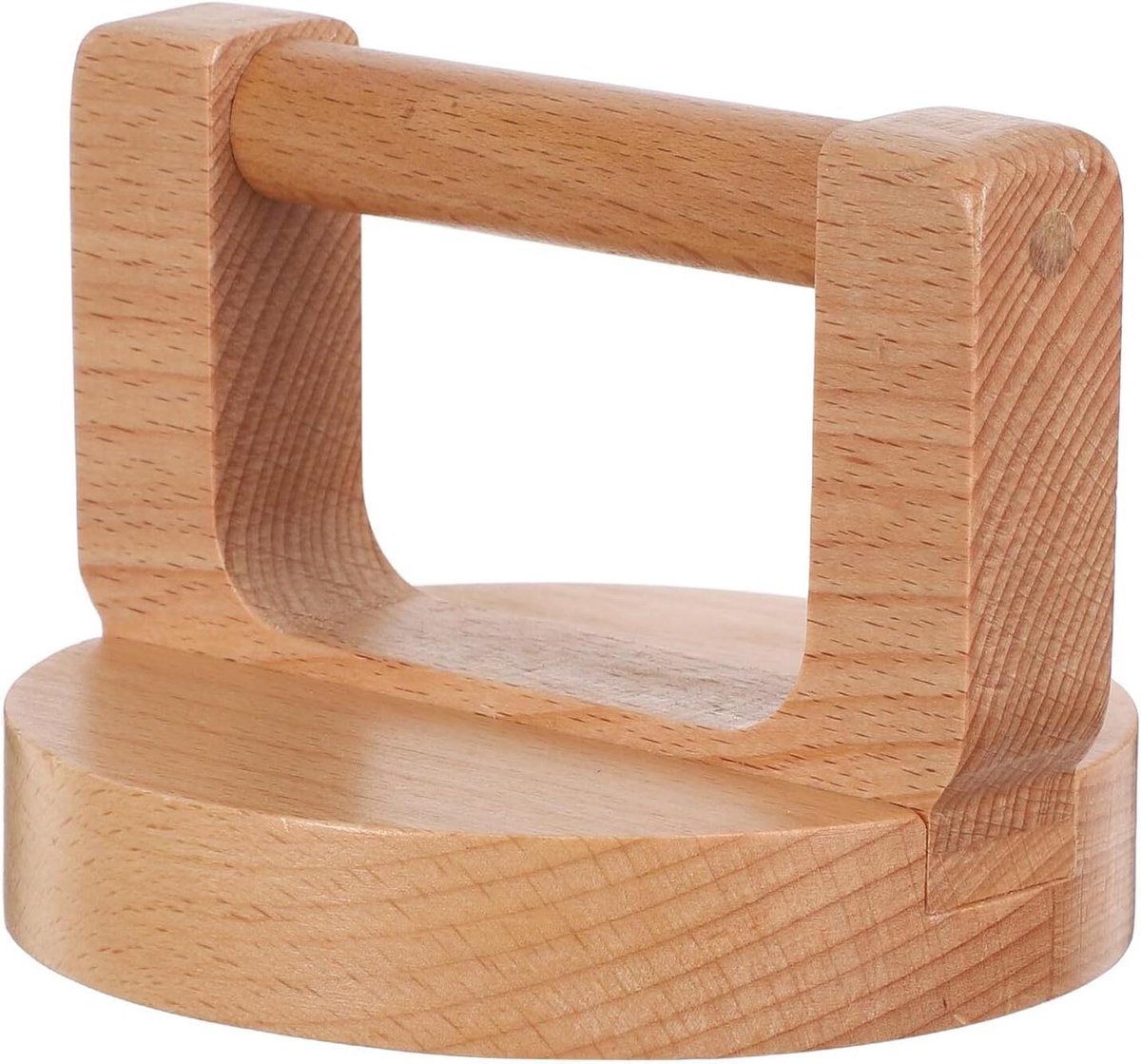 Houten Block Drukker - Print Tool - Kunst Maken - Ergonomisch Handvat - 10.9 cm - Khaki