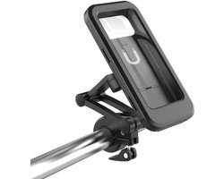 Universele waterdichte telefoonhouder Geschikt voor fietsen en motorfietsen – stuurhouder compatibel met iPhone 15/14/13/12/11 Pro Max/Plus/Samsung Galaxy S24/S23/S22 Ultra/Huawei Mate/Xiaomi en andere modellen.