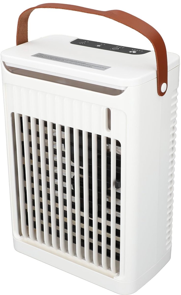 OmGoods - Dailygoody - Draagbare Airconditioner - Mini Luchtkoeler - 4-in-1 Functie - Compact Formaat - Vochtbestrijdend - USB Aansluiting - Geschikt voor Thuis...