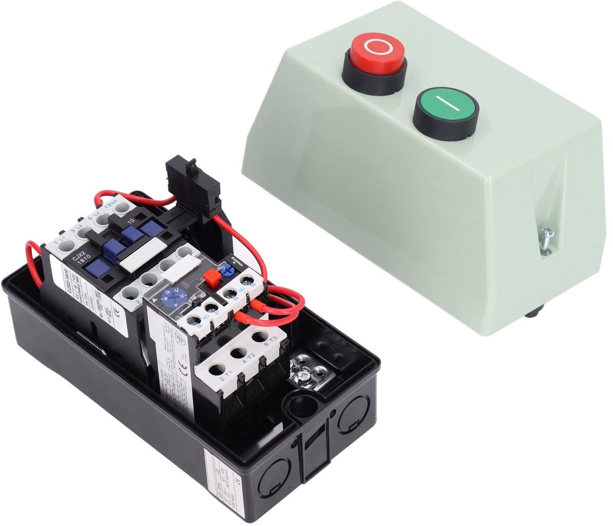 OmGoods - Dailygoody - Motorstarter - Magnetische Schakelaar - Voor Motoren - 3-fase uitvoering - Startcapaciteit tot 18A - Betrouwbare controle - Geschikt