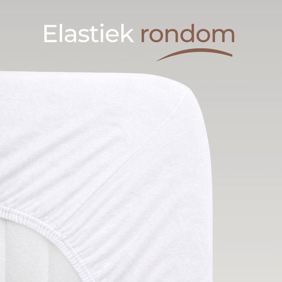 Sleeps Molton Matrasbeschermer Hoeslaken Stretch - 70x200 cm van Sleeps — afbeelding 4