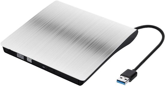 Externe DVD Speler - Draagbare Drive - Films en Muziek - Snelle USB 3.0 - Compact Slim - Zwart — afbeelding 5