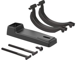 Fietsdrager Adapter - Dakmontage T-track - Fiets Transport - Voor dakdragers zonder - 5.6 cm diepte - Zwart