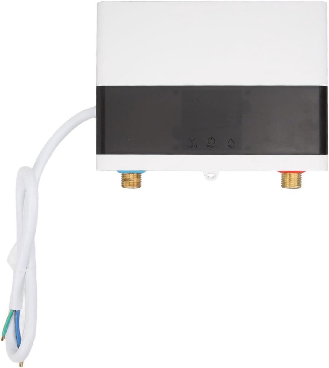 Elektrische Boiler - Doorstromer Waterverwarmer - Direct Warm Water - Intelligente Temperatuurregeling - 3000W - Grijs