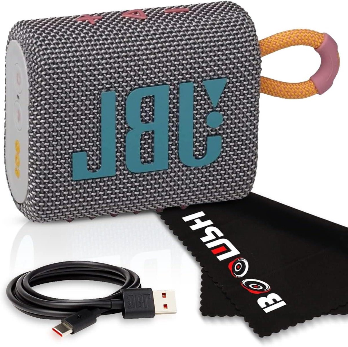 Draagbare Bluetooth Luidspreker - Draadloze Speaker - Muziek Streamen - IP67 Waterdicht en Stofdicht - Tot 5 uur speeltijd - Grijs