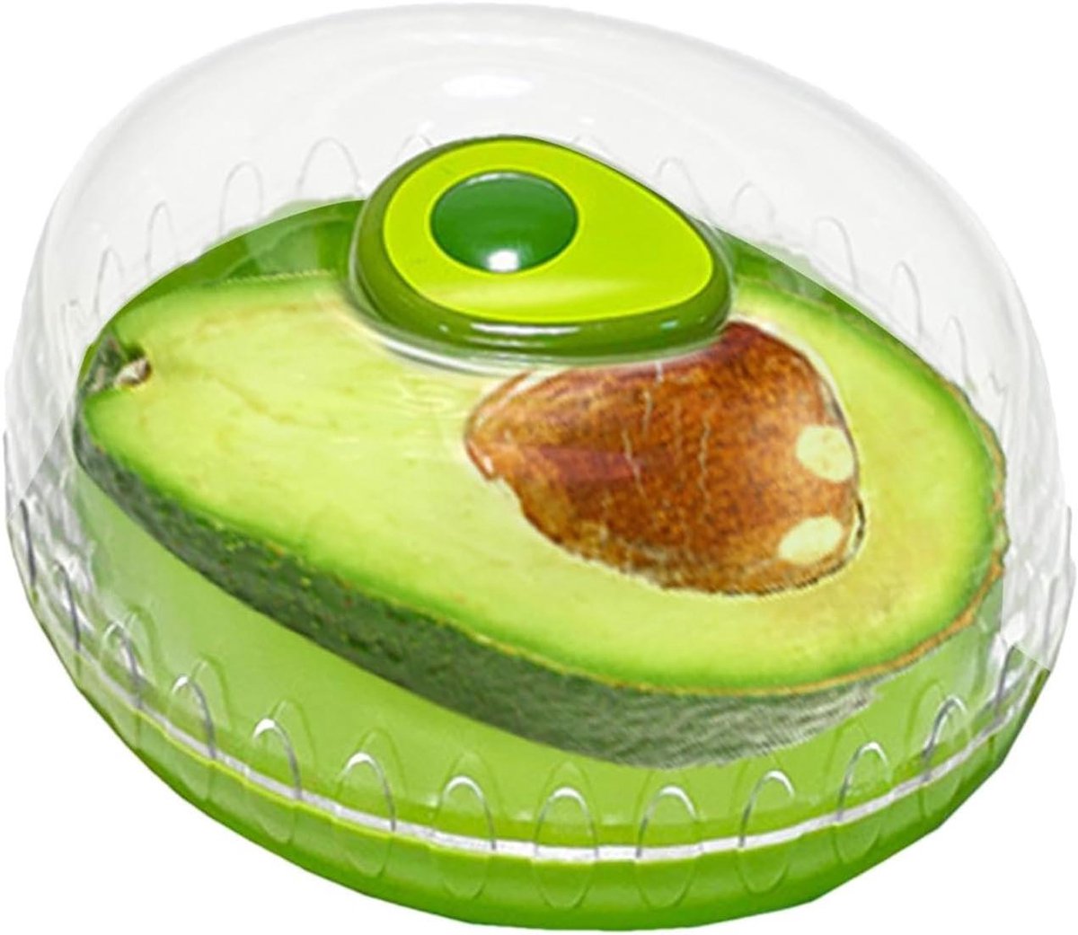 Fruitbewaarder - Opbergdoos - Vers Houden - Luchtdicht Deksel - Avocado Formaat - Transparant