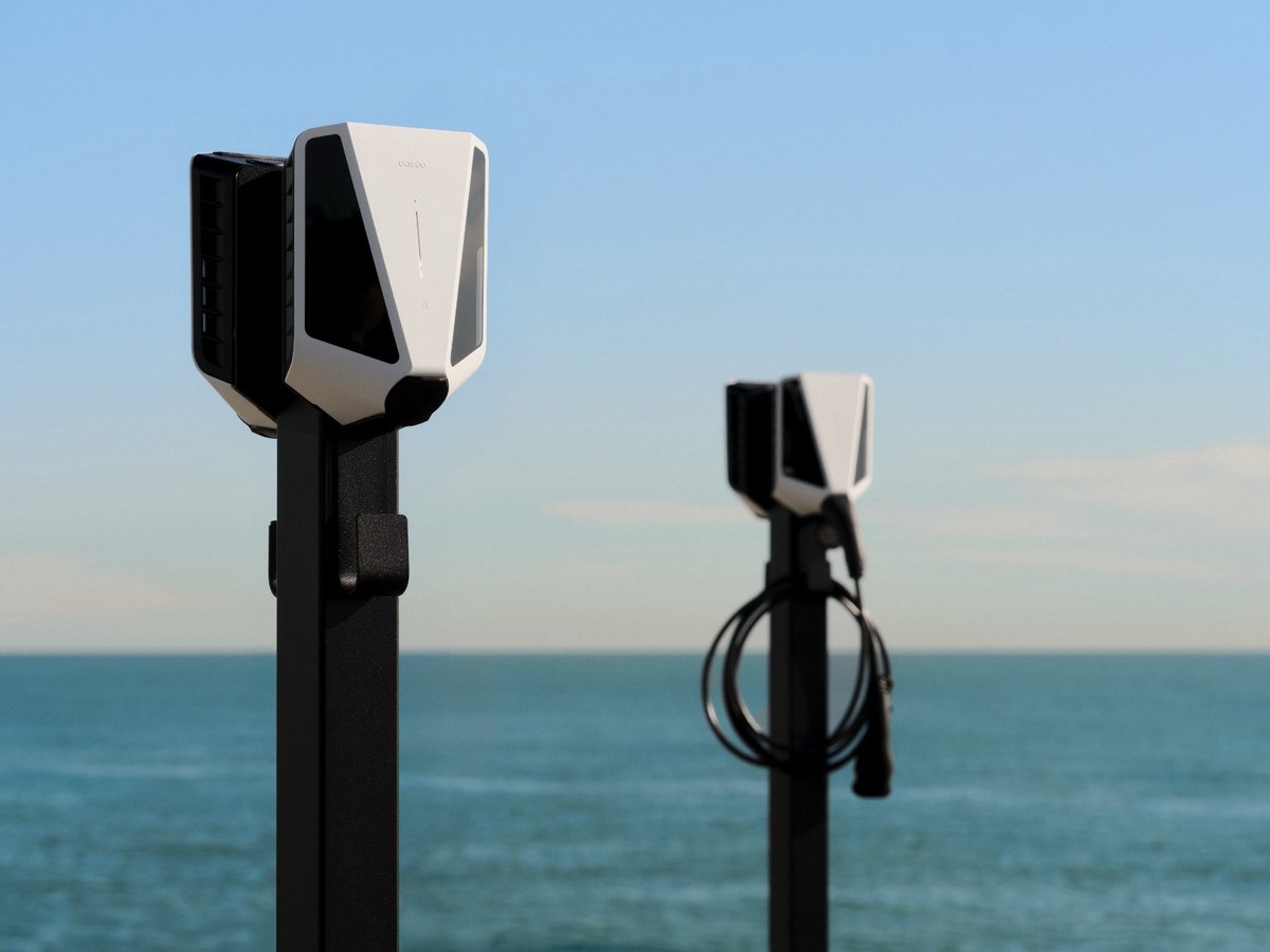 Easee Base 2-way - Tweevoudige paal voor Easee