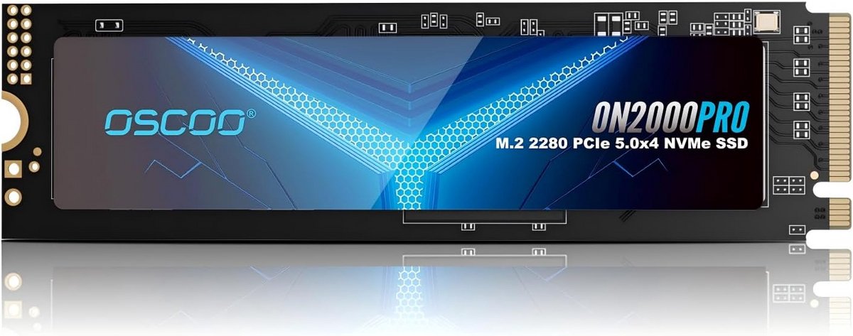 Interne SSD - NVMe Schijf - Snelle Data Opslag - Gen5 Interface - 2TB - Zwart