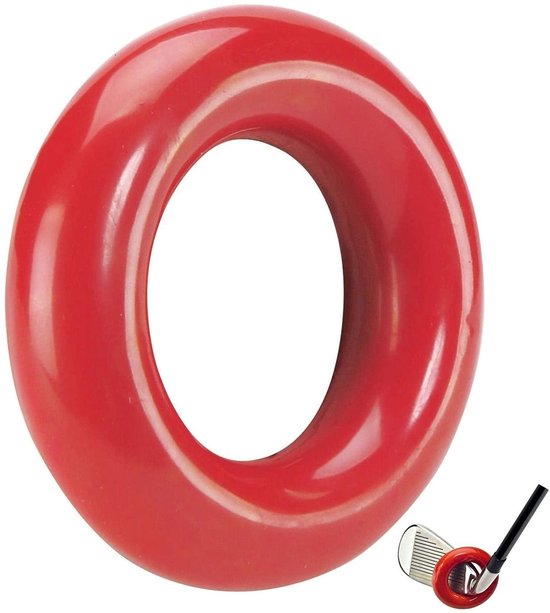 Dailygoods- Swing Ring - 2 Stuks - Gewogen Club - Warm Up Tool - Duurzaam - Metaal - 60mm Buitendiameter - Golfgewicht van Dailygoods — afbeelding 5