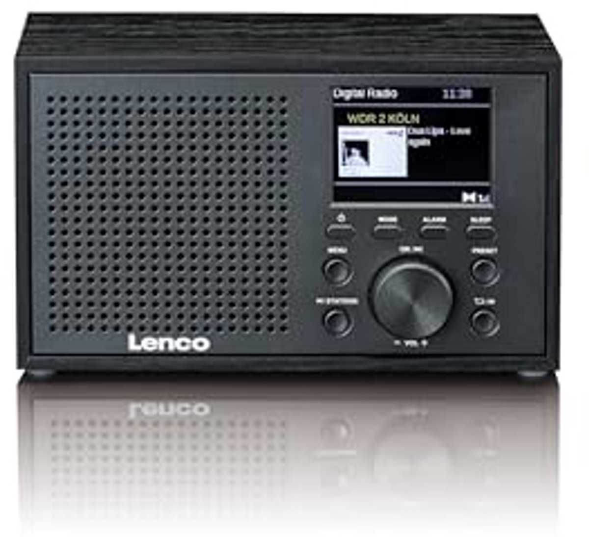 DAB Radio - Digitale Radio - Muziek Luisteren - Met Bluetooth - 10.5 cm Hoog - Zwart