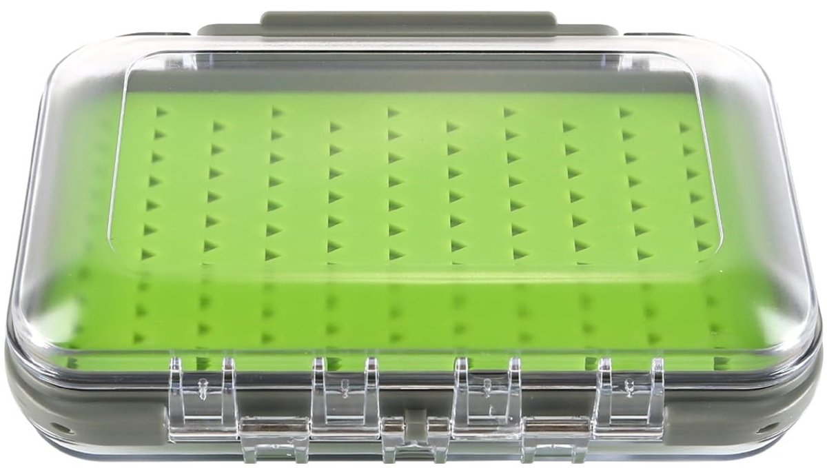 Dailygoods- Vliegvissersdoos Waterdicht - Dubbelzijdige Opbergdoos - Antislipbasis - Corrosiebestendig - 15 x 9,7 x 4,5 cm - Gecertificeerde Materialen - Visdoos