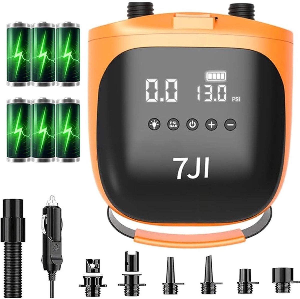 Dailygoods - Elektrische Luchtpomp tot 20 PSI voor Opblaasbare Activiteiten