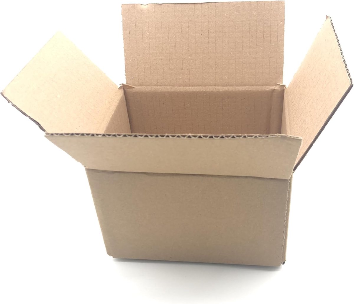 Kartonnen dozen - Verpakking opslag - Spullen organiseren - Robuuste kwaliteit - 16x12x11 cm - Bruin
