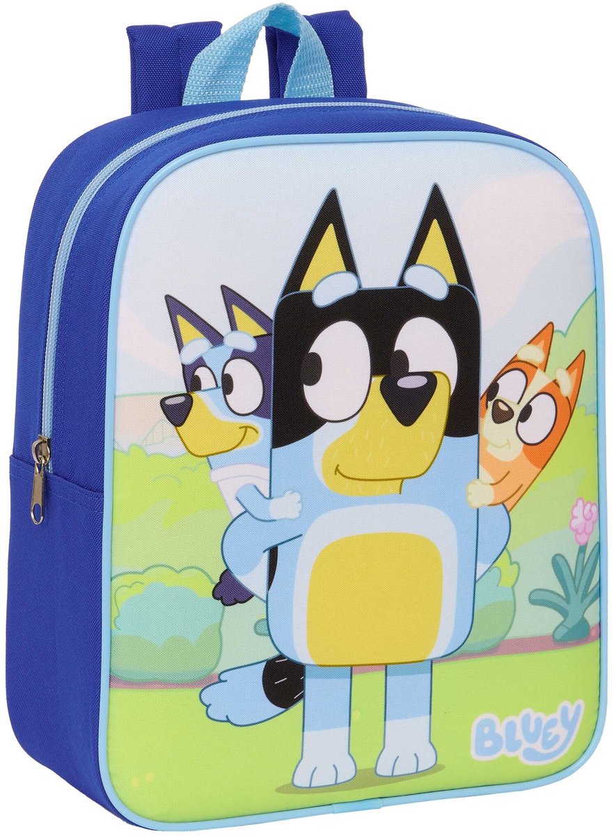 Bluey Peuterrugzak, Happy - 27 x 22 x 10 cm - Polyester
