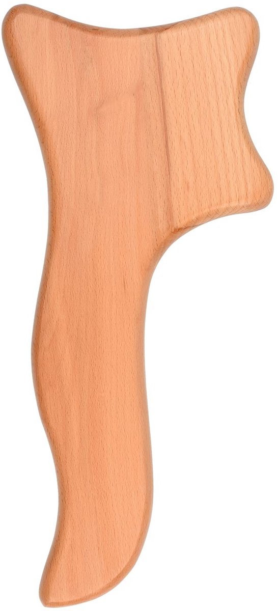Dailygoods- Massage Tool Houten - Gua Sha Schrapen - Anti Cellulite Gereedschap - Gezondheidszorg - Lichaamsverzorging - 32,5 x 16 x 1,8 cm