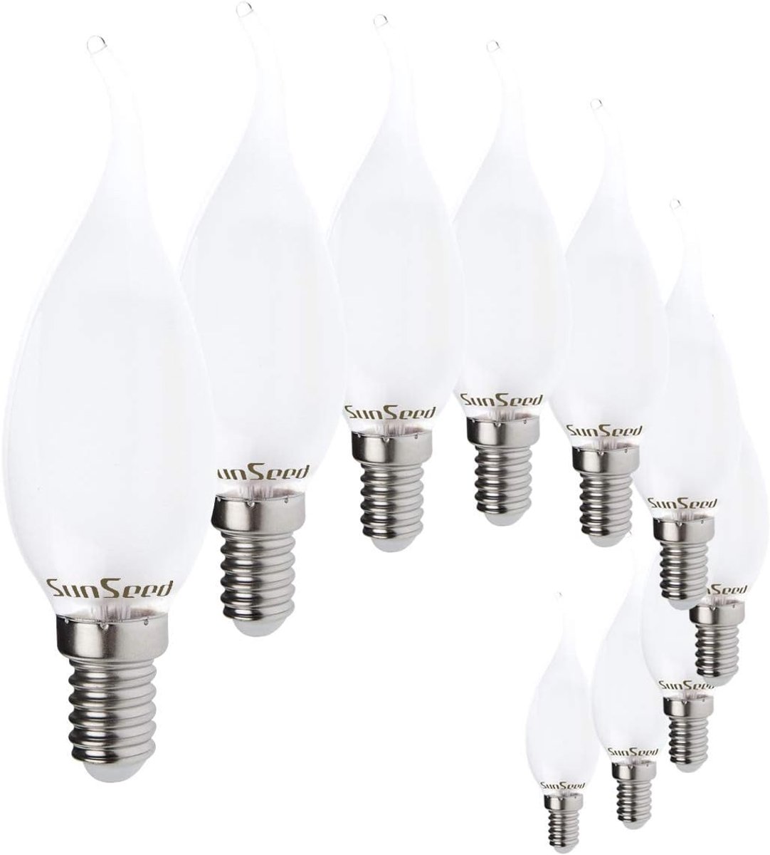 Gloeilamp E14 Filament - LED Lamp Opaline - Binnenverlichting - Synthetisch Saffier Filame