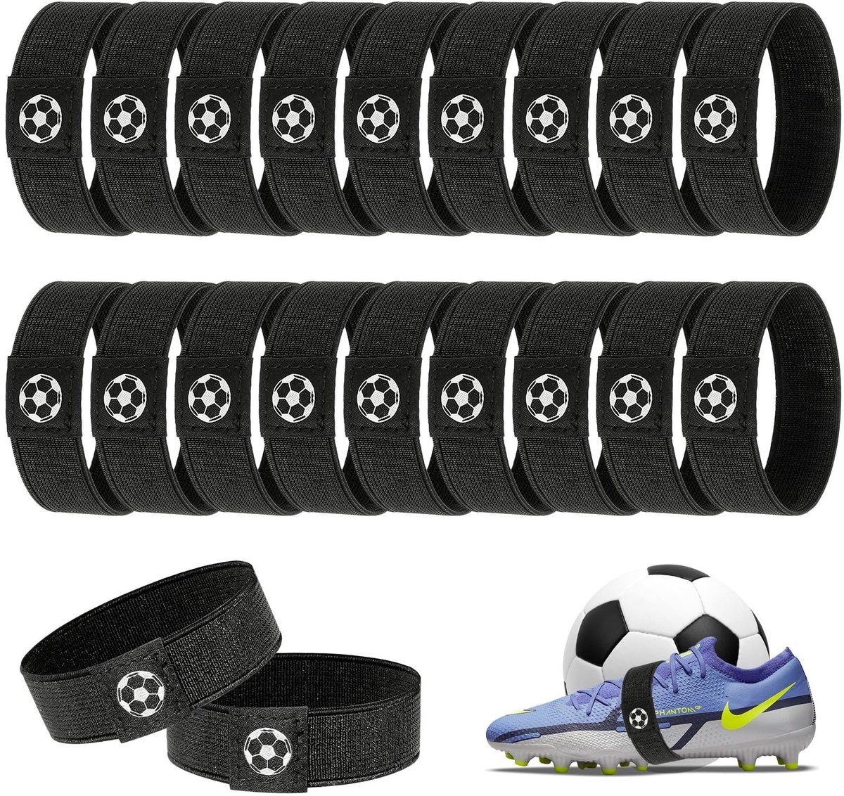 Dailygoods- Veters 10 Paar - Fixeerband voor Kinderen