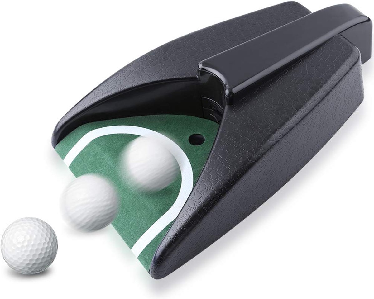 Dailygoods - Putting Unit met Automatische Balteruggave - Golfbal - Draagbaar en Compact - Stressverlichting - Automatische Putting Cup - Ideaal voor...