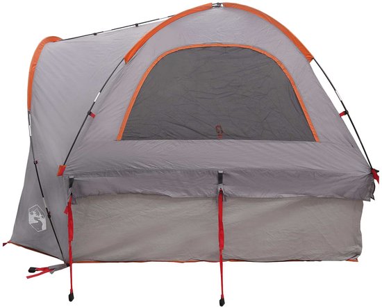 vidaXL - Auto - Tent - Grijs - en - Oranje - 200 - x - 170 - x - 170 - cm - Polyester - en - Staal van Vidaxl — afbeelding 4