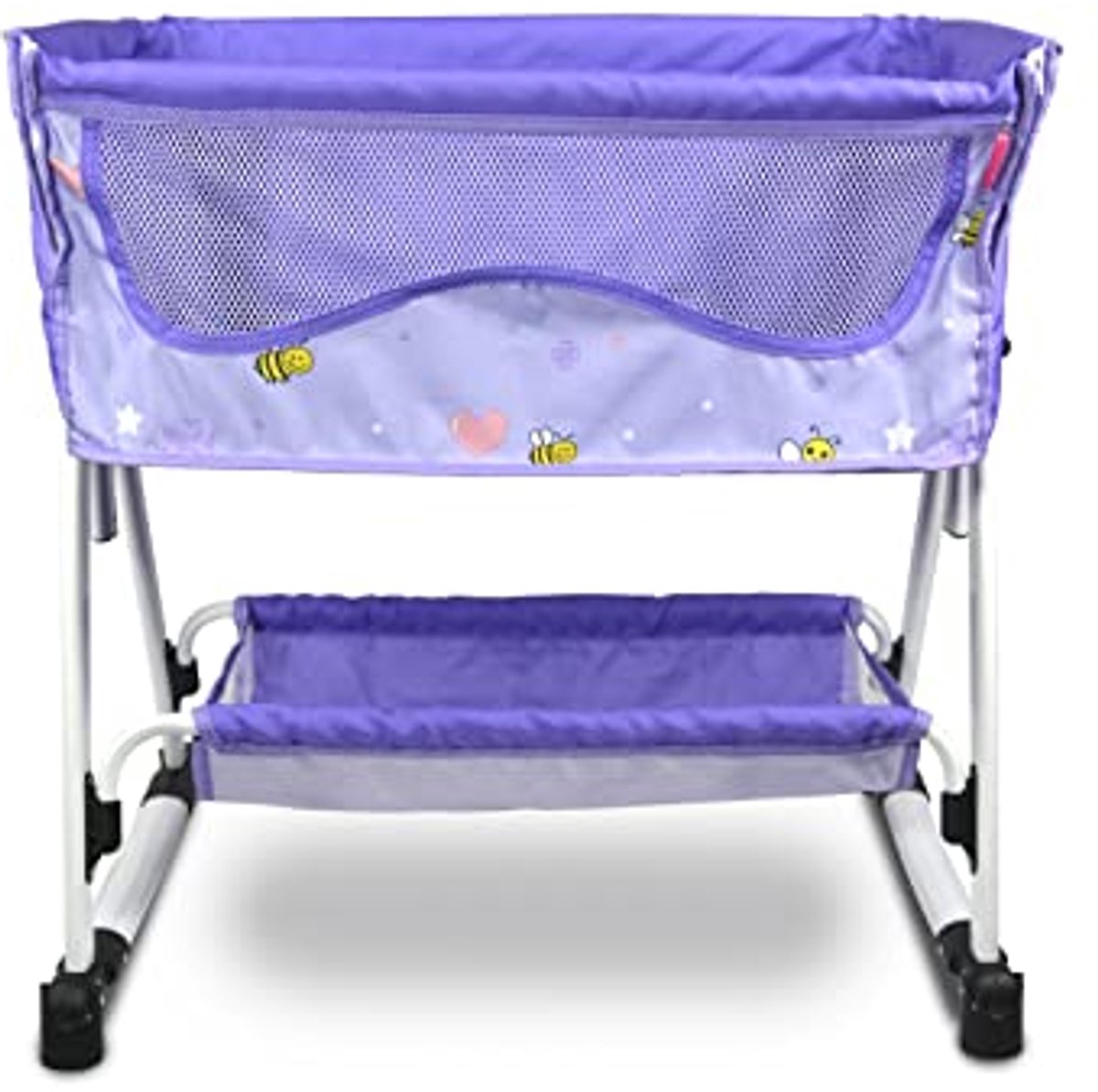 Poppenbed Meubels - Poppenaccessoires - Poppen Speelgoed - 2 Functies - 45 cm - Violet