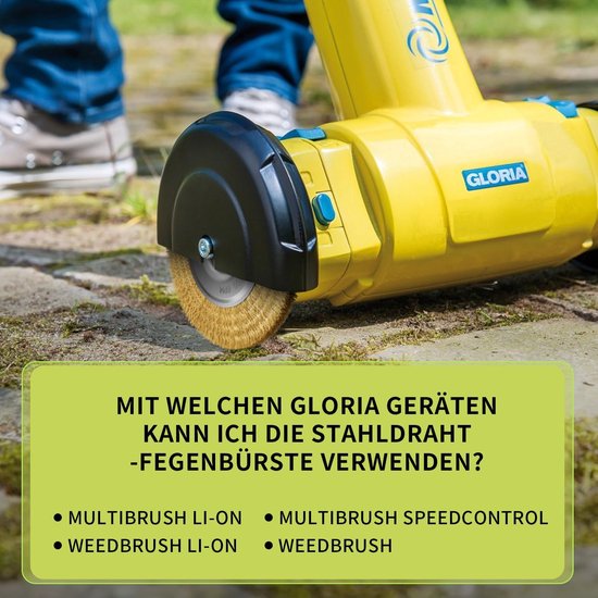 2-delige Voegenborstel Set - Universele Draadborstel voor Onkruidborstels en Multi Tools - Geschikt voor Diepe Reiniging Oprit en Terras van Merkloos	 — afbeelding 3