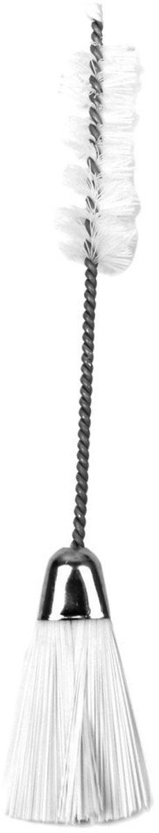 Dailygoods- Naaimachineborstel Dubbelzijdig - Kunststof - 15cm - Borstel - Schoonmaakborstel - Perfect voor Spleten