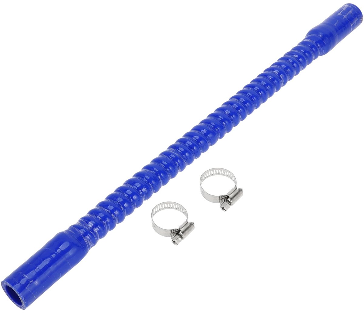 Dailygoods- Koelmiddelslang 500 mm - Siliconenslang - Blauw - Binnendiameter 20 mm - Temperatuur tot 300℃ - Meerlaags weefselproces