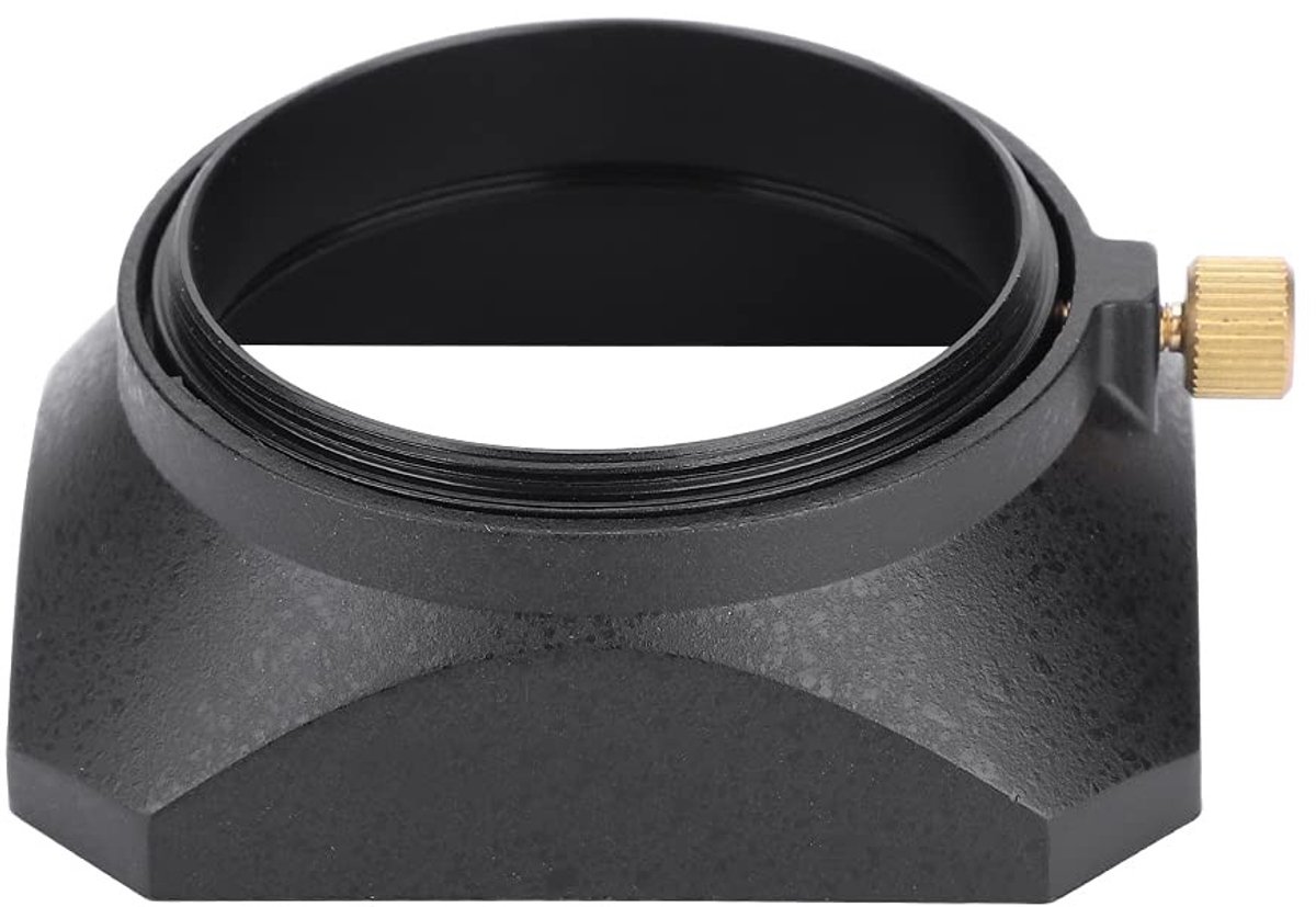 Dailygoods- Zonnekap Rechthoekig - Camera Lenskap - Zonnekap Videocamera - Slagvast Kunststof - Afmeting 6,7x5,8x2,6cm - Bescherming tegen Strooilicht