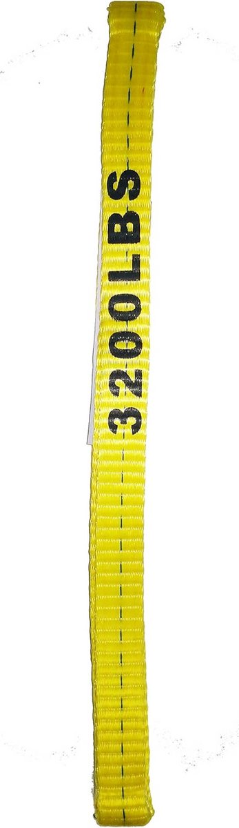 Ronde Tilband - Eindeloze Sling - Materiaal Transport - Hoge Draagkracht - 3 voet - Geel