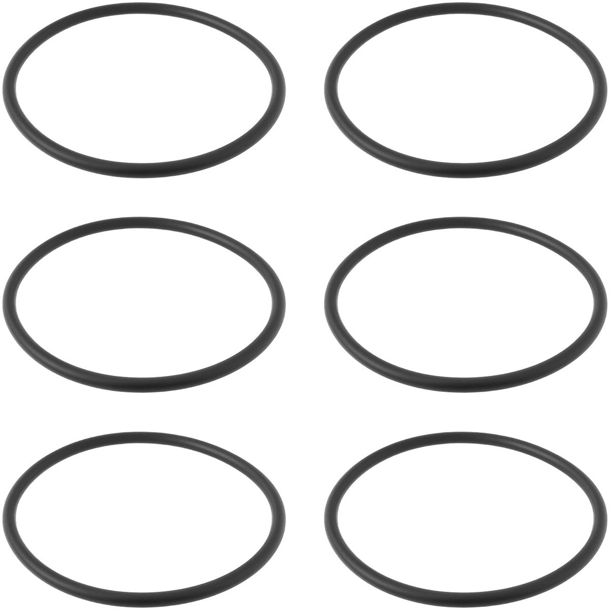 Dailygoods- Zwembadfilter O-ring 6 Stuks – Vervangingsonderdeel R172009 – Compatibel met Pentair Rainbow 300/302/320 – Buitendiameter 10,5 cm – Rubber Materiaal – Hoge Levensduur – Filterring