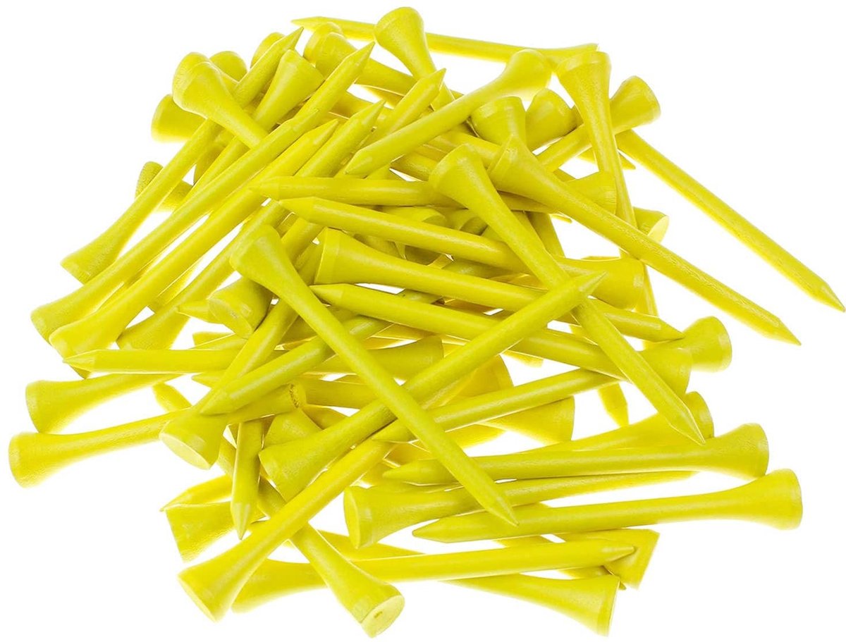 Dailygoods- Golf Tees 3,26 Inch - 50 Stuks - Professionele Golf Tees - Vermindert Side Spin - Onbreekbaar - Gepatenteerd Polymeerhars - Golfballen