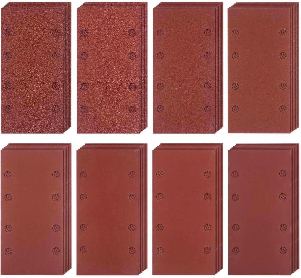 Dailygoods- Schuurpapier Set 48 Stuks - Schuurpapier 93 x 185 mm