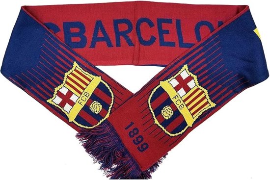 Voetbal Sjaal - Club Sjaal - Supporters Gear - Dubbelzijdig Bedrukt - 147 cm - Blauw Wit — afbeelding 3