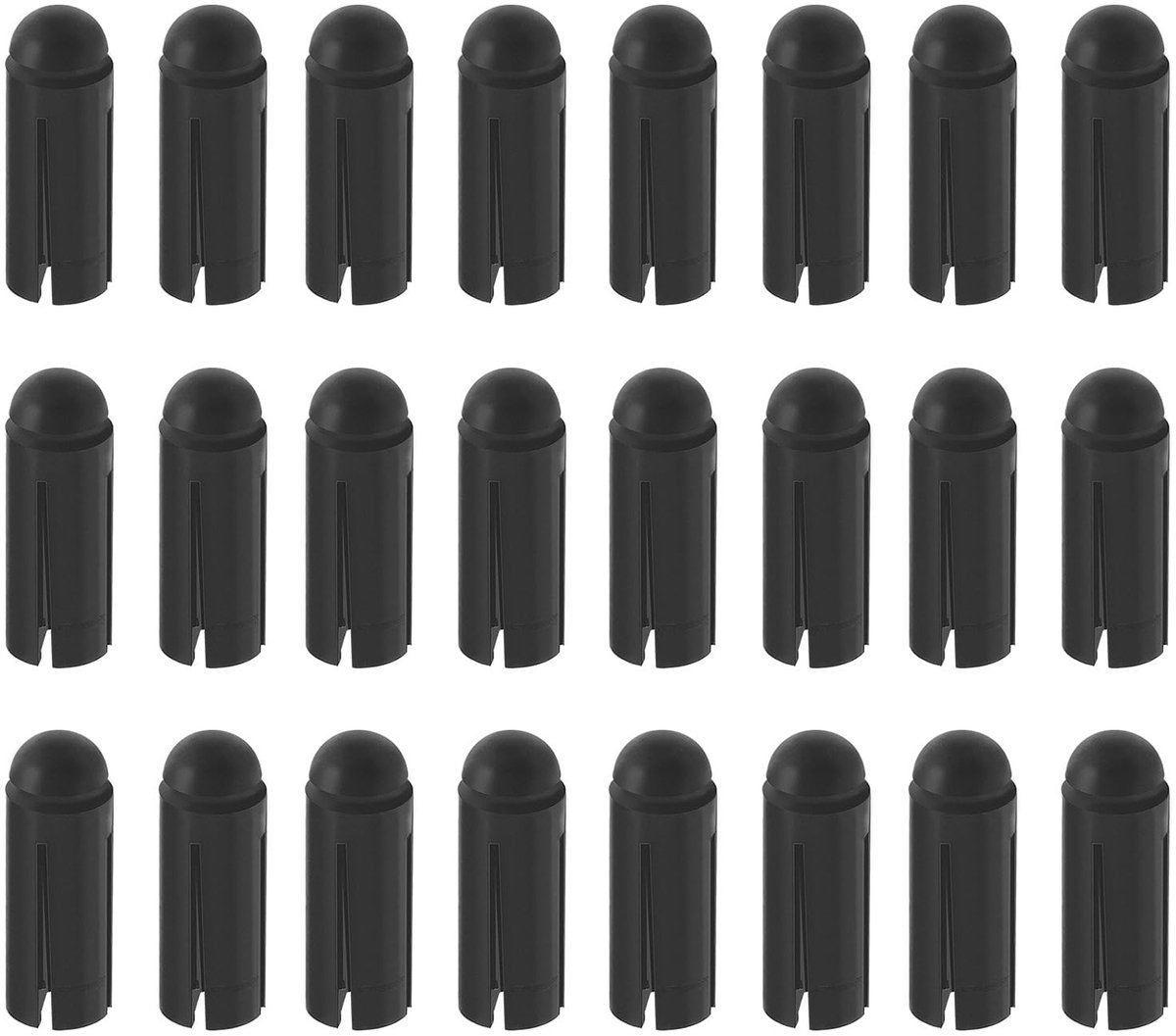 Dailygoods- Vleugelbescherming 24 Stuks - Professionele Dartaccessoires - Aluminiumlegering - Lichtgewicht - Duurzaam - Afmetingen 3 mm x 8,5 mm - Dartflight Protector