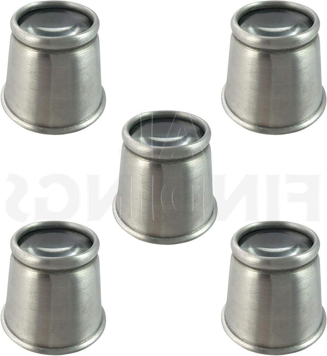 Vergrootglazen Set - Loep Brillenglazen - Gedetailleerd Werk - Vijf Verschillende Sterktes - 23mm Lens Diameter - Zilver