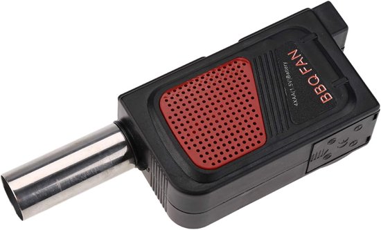 Draagbare elektrische BBQ-ventilator voor buitenkampeergrill, BBQ-luchtblazer, snelle vuurstarter van Merkloos — afbeelding 2