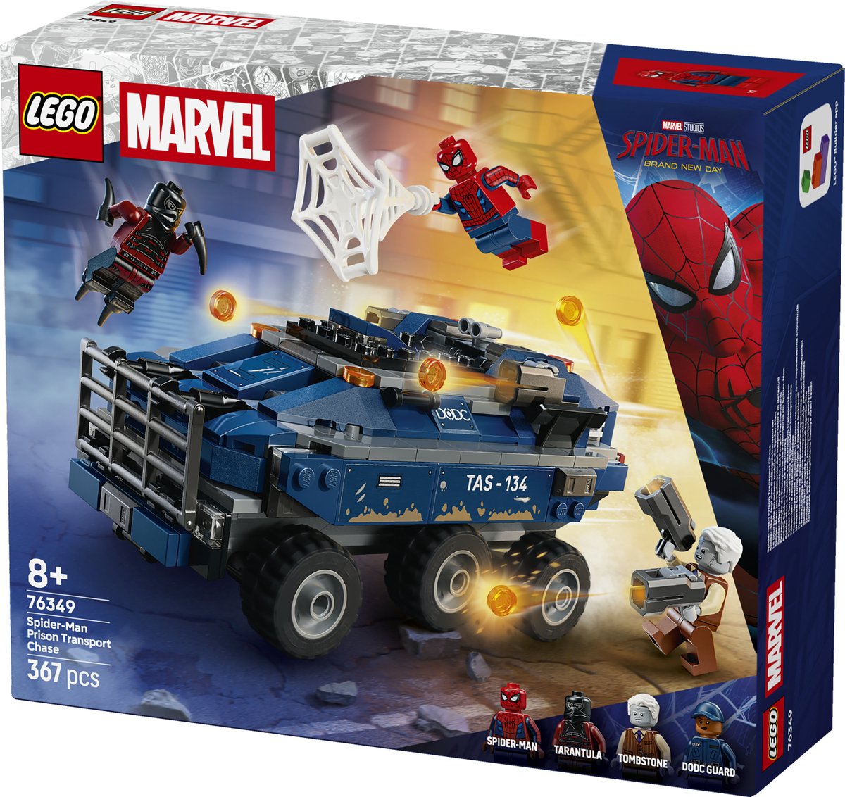 LEGO ǀ Marvel Spider-Man Achtervolging van Gevangenistransport Bouwpakket voor Kinderen 76349 – foto 6