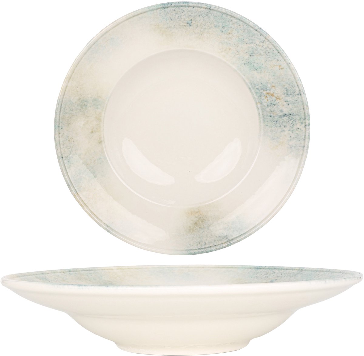 Kütahya Porselen Pastabord - Earth - Porselein - 27 cm (450cc) - set van 2