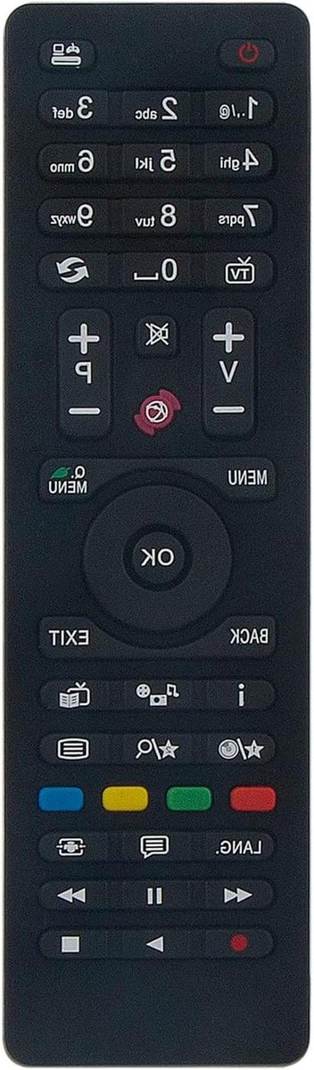 Vervangende Afstandsbediening - Universele Afstandsbediening TV - TV Bediening - Geen Programmering Nodig - 10 Meter Bereik - Zwart