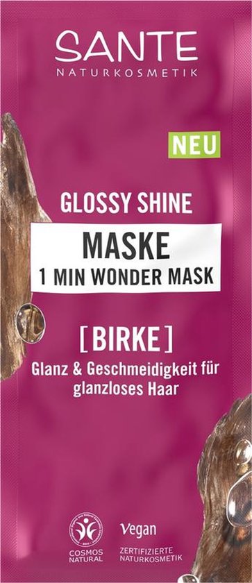 Sante Naturkosmetik Glossy Shine Haarmasker