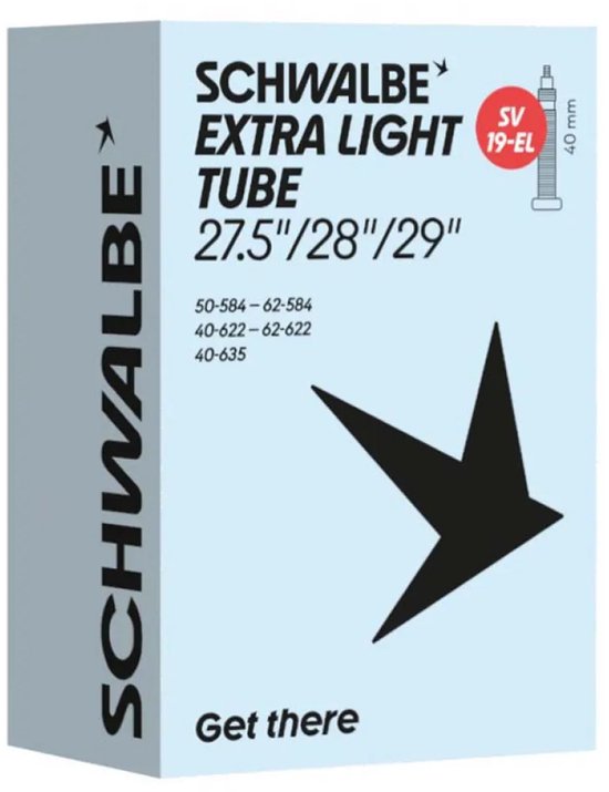 Binnenband Schwalbe SV19A Extra Light 28/29 en 27.5 / 40/62-584/635 - 40mm ventiel