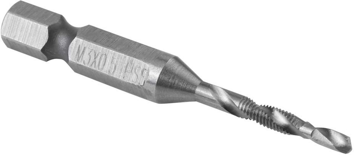 aladdien - Draadboor Set - Hoogwaardige Boor en Draadfunctie - 1/4 Inch Hex Shank - Voor Professioneel Gebruik - Perfect voor Metaalbewerking - Incl...
