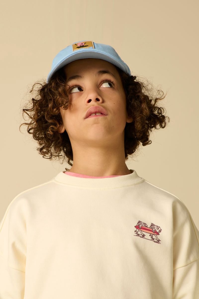Sissy-Boy - Witte sweater met artwork